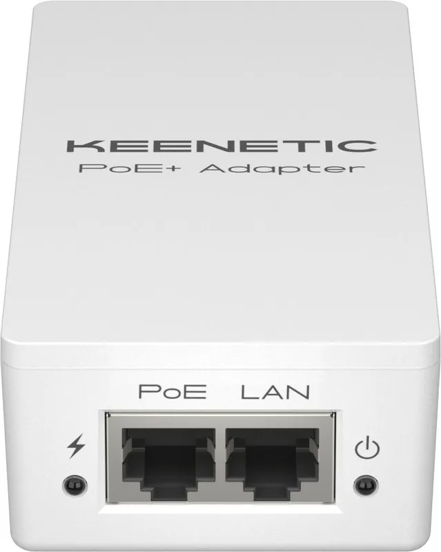 Инжектор PoE+ Keenetic KN-4510 10/100/1000BASE-T 30Вт 100-240В(АС)