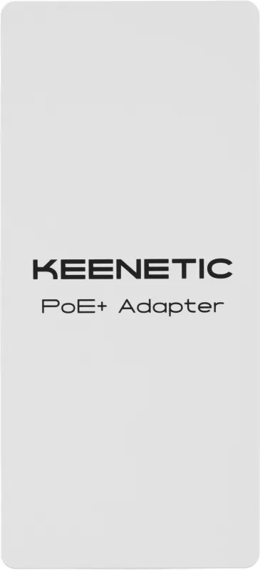 Инжектор PoE+ Keenetic KN-4510 10/100/1000BASE-T 30Вт 100-240В(АС)
