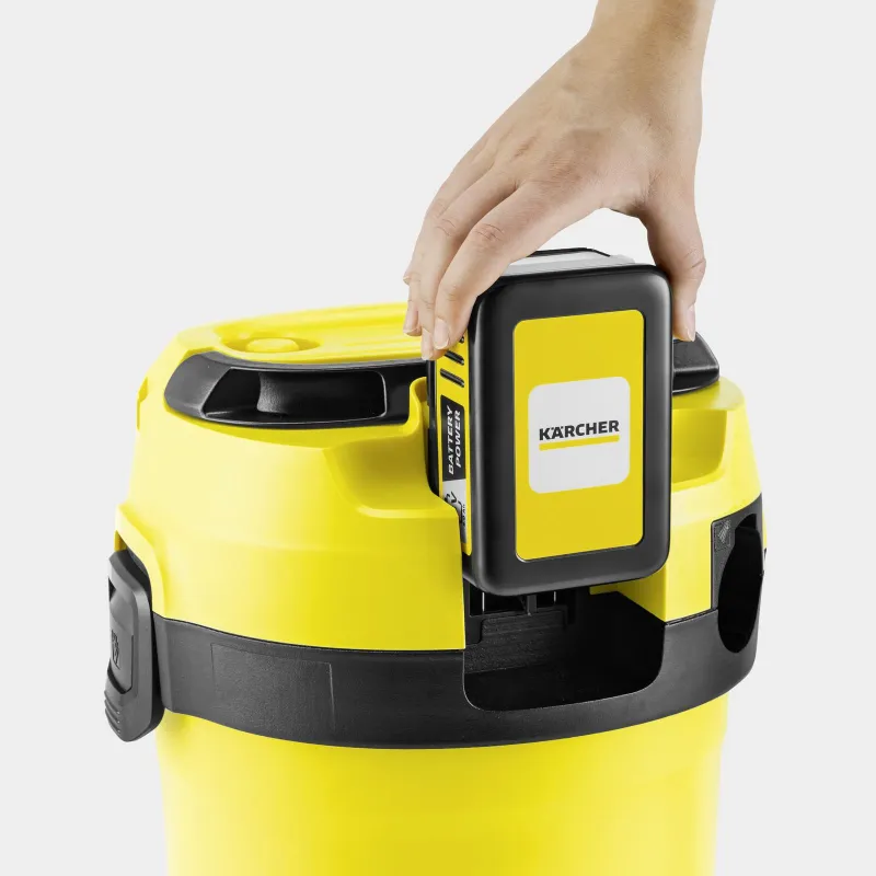 Пылесос Karcher WD 3-18 V-17/20 желтый