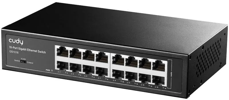 Коммутатор Cudy GS1016 (L2) 16x1Гбит/с неуправляемый