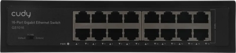 Коммутатор Cudy GS1016 (L2) 16x1Гбит/с неуправляемый