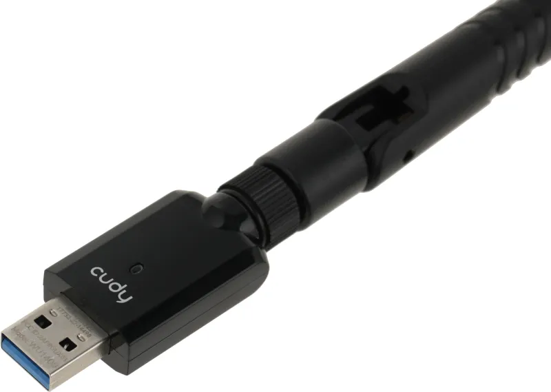 Сетевой адаптер Wi-Fi Cudy WU1400 AC1300 USB 3.0 (ант.внеш.несъем.) 1ант.
