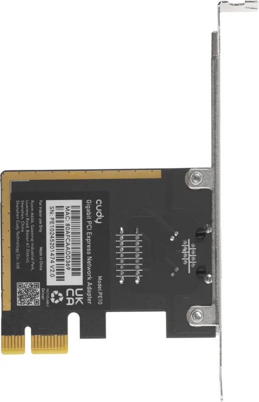 Сетевой адаптер PCI Express Cudy PE10 PCI Express