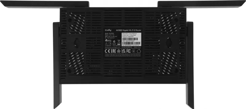 Роутер Cudy WR3000 AX3000 10/100BASE-TX/Wi-Fi черный