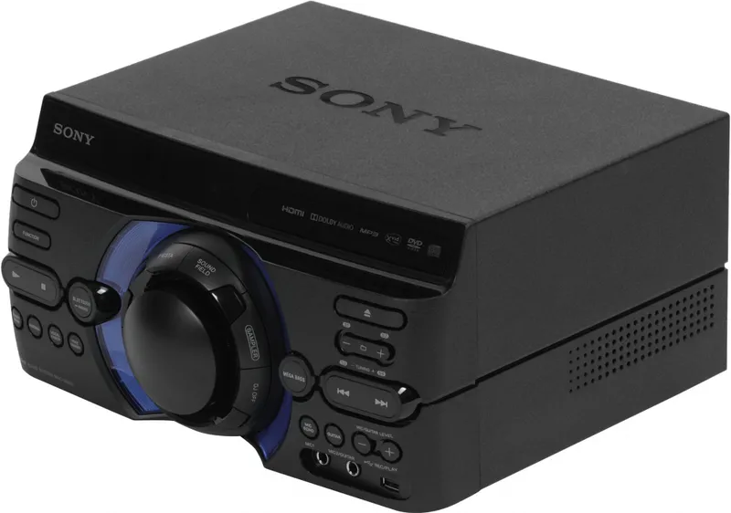 Минисистема Sony MHC-M40D черный CD CDRW DVD DVDRW FM USB BT
