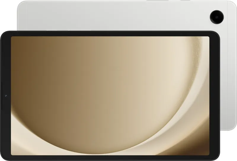 Планшет Samsung Galaxy Tab A9 SM-X115 Helio G99 (2.2) 8C RAM4Gb ROM64Gb 8.7" LCD 1340x800 3G 4G Android 13 серебристый 8Mpix 2Mpix BT GPS WiFi Touch microSD 1Tb 5100mAh 7hr