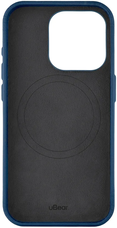 Чехол (клип-кейс) uBear для Apple iPhone 15 Pro Capital Case with MagSafe синий (CS305DB61PCP-I23M)
