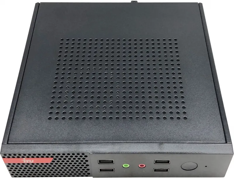 Неттоп IRU Office 310H5PTF i5 10400 (2.9) 8Gb SSD256Gb UHDG 630 Free DOS GbitEth WiFi BT черный
