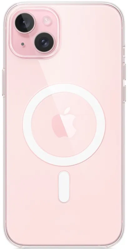 Чехол (клип-кейс) Apple для Apple iPhone 15 Plus Clear Case MT213FE/A with MagSafe прозрачный