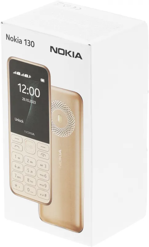 Мобильный телефон Nokia 130 TA-1576 DS EAC темно-синий моноблок 2Sim 2.4" 240x320 Series 30+ GSM900/1800 Protect FM Micro SD max32Gb