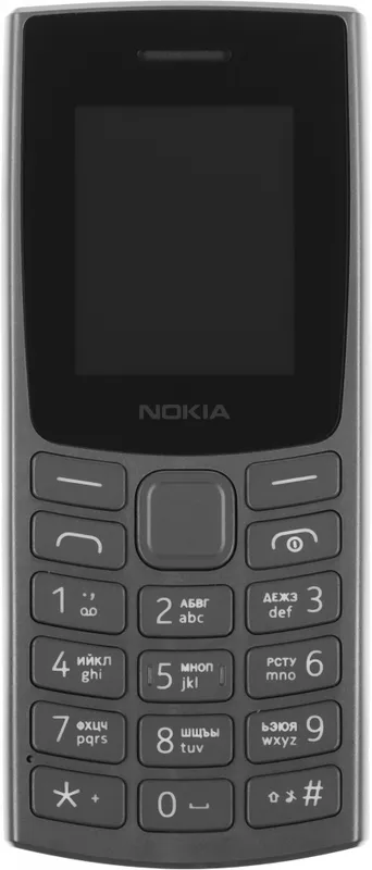 Мобильный телефон Nokia 106 (TA-1564) DS EAC черный моноблок 2Sim 1.8" 120x160 Series 30+ GSM900/1800 GSM1900 FM Micro SD max32Gb