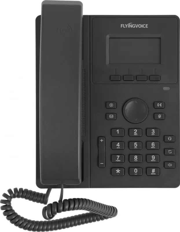 Телефон IP Flyingvoice P10P черный