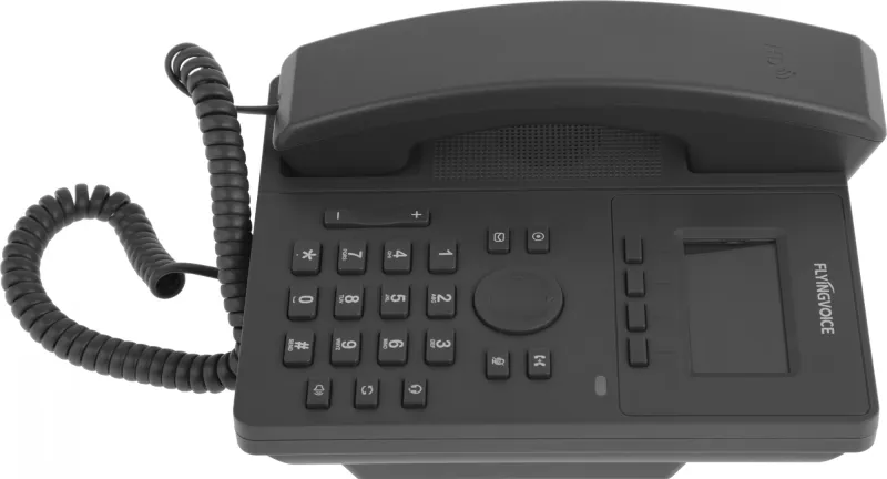 Телефон IP Flyingvoice P10P черный