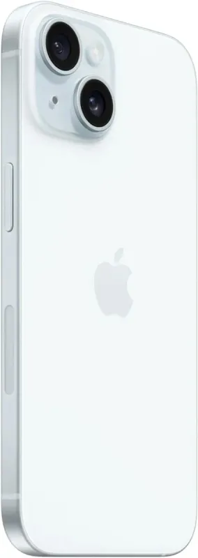 Смартфон Apple A3090 iPhone 15 256Gb голубой моноблок 3G 4G 1Sim 6.1" 1179x2556 iOS 17 48Mpix 802.11 a/b/g/n/ac/ax NFC GPS GSM900/1800 TouchSc Protect
