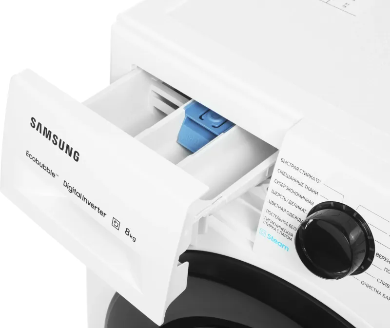 Стиральная машина Samsung WW80AGAS22AE/LD класс: A загр.фронтальная макс.:8кг белый