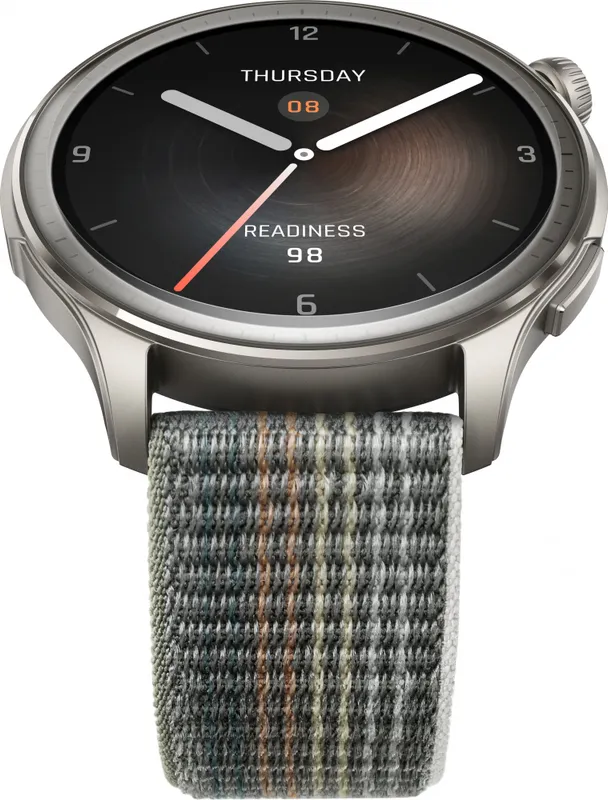 Смарт-часы Amazfit Balance A2287 46мм 1.5" AMOLED корп.серый рем.серый разм.брасл.:150-210мм (1746352)