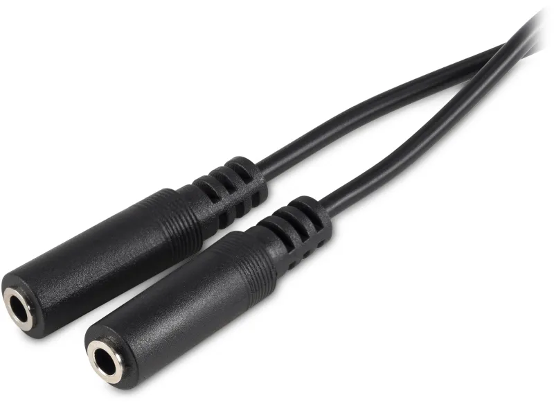 Адаптер аудио Buro BU-2XJACK-JACK 2xJack 3.5 (f)/Jack 3.5 (m) 0.2м. черный