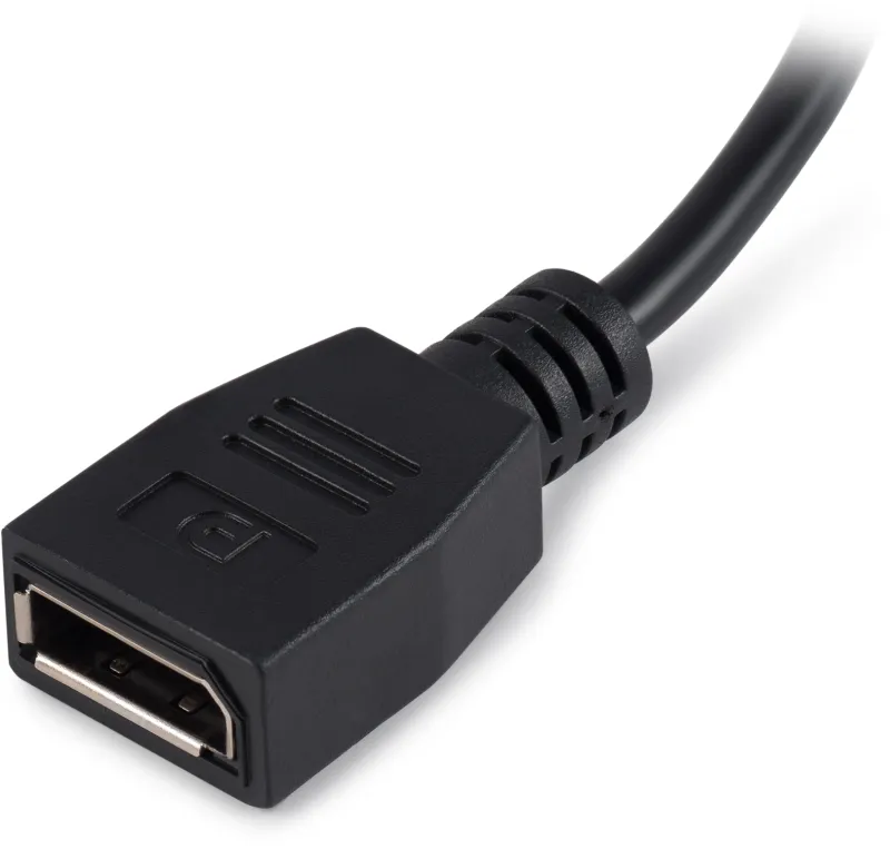 Переходник Buro HDMI (m)/DisplayPort (f) белый (BU-HDMI(M)-DP(F))