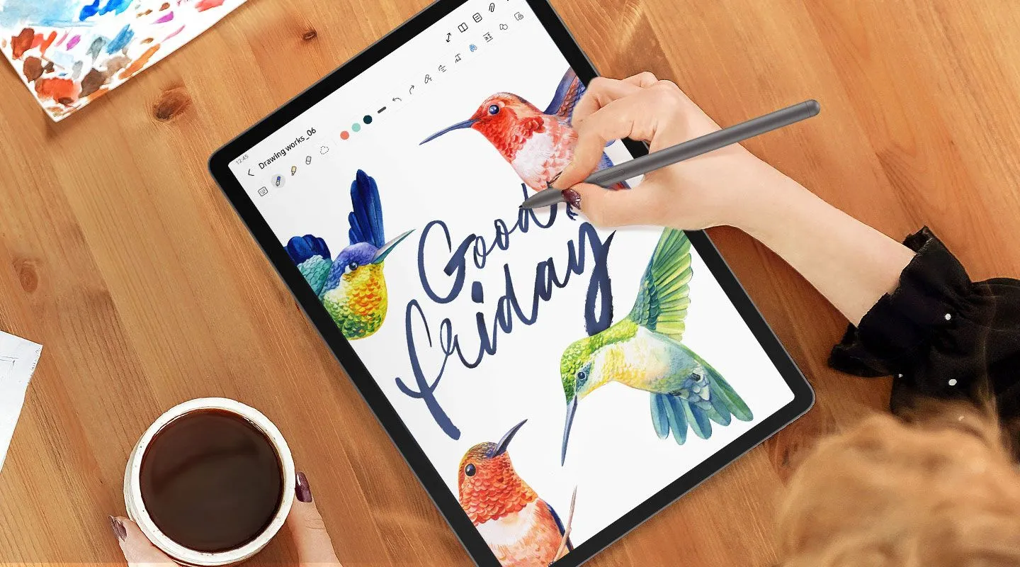 Стилус Samsung S Pen для Samsung Galaxy Tab S9 FE/Tab S9 FE+ серый (EJ-PX510BJEGRU)