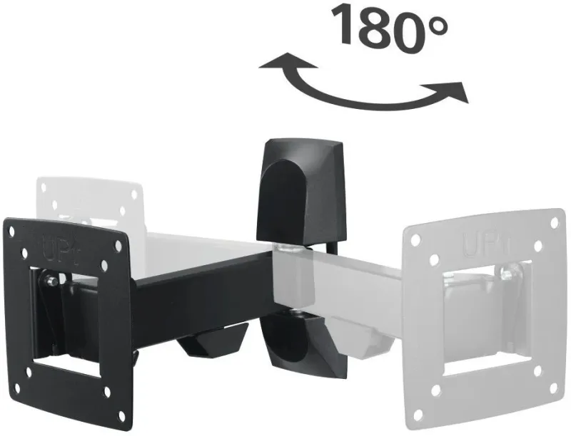 Кронштейн для телевизора Hama 00220820 черный 10"-26" макс.15кг настенный поворот и наклон