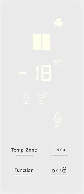 Холодильник Centek CT-1750 3-хкамерн. белый инвертер