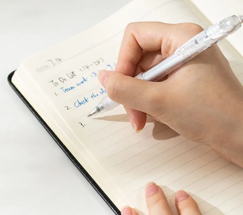 Ручка гелев. Deli Smoos EG057-BL син. черн. (12шт) линия 0.5мм