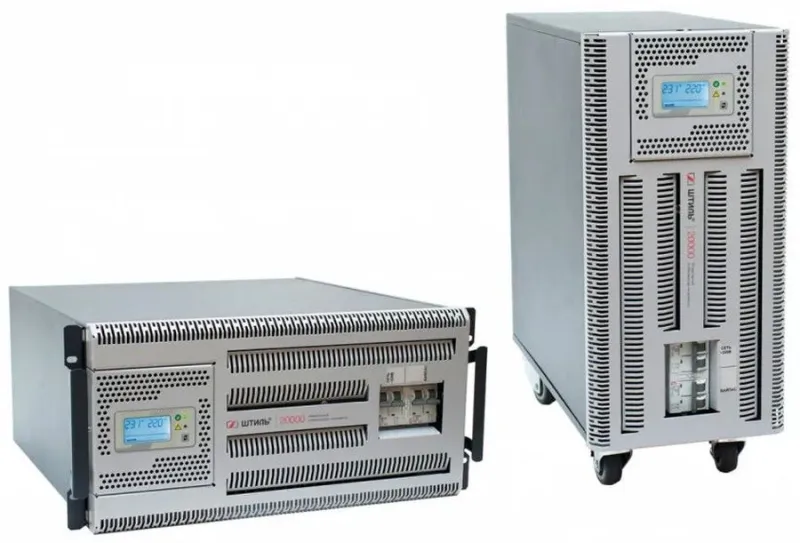 ШТИЛЬ Стабилизатора напряжения: 20000 ВА; 1 фазный; инверторный; вх 90-310В; вых 216/224В; универсальное