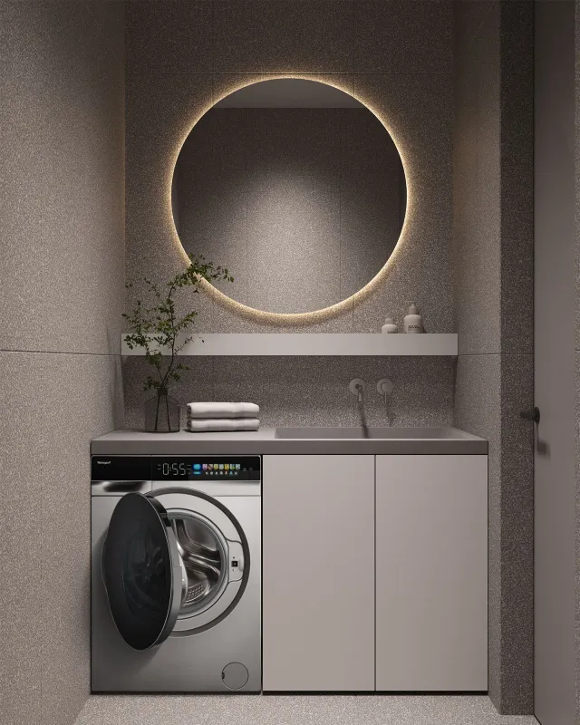 Стиральная машина Weissgauff WM 998 Full Touch DC класс: A+++ загр.фронтальная макс.:12кг серебристый