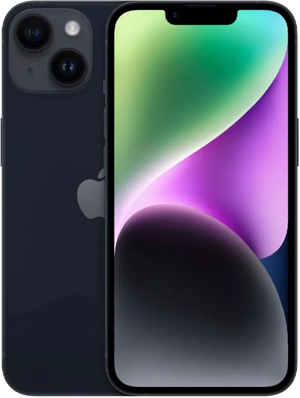 Смартфон Apple A2882 iPhone 14 256Gb 6Gb темная (MPVX3HN/A)