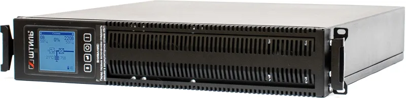 ШТИЛЬ ИБП 3000 ВА; 1 фазный; on-line; батарея: 72В, ext (no incl), ЗУ 2А; 2U; rack / tower