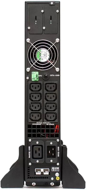 ШТИЛЬ ИБП 2000 ВА; 1 фазный; on-line; батарея: 72В, ext (no incl), ЗУ 4А; 2U; rack / tower