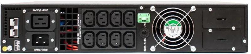 ШТИЛЬ ИБП 2000 ВА; 1 фазный; on-line; батарея: 72В, ext (no incl), ЗУ 4А; 2U; rack / tower