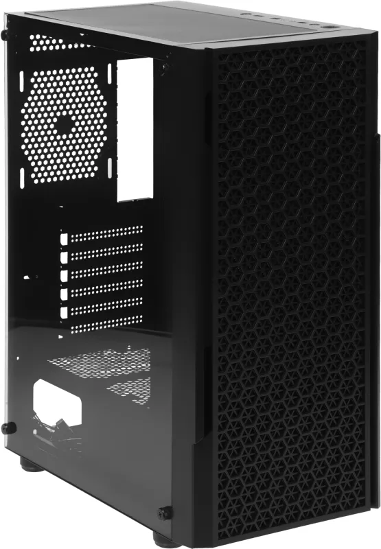 Корпус Accord 3312 черный без БП ATX 2xUSB2.0 1xUSB3.0 audio bott PSU