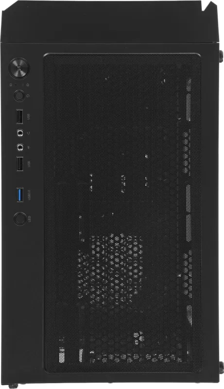 Корпус Accord 3312 черный без БП ATX 2xUSB2.0 1xUSB3.0 audio bott PSU