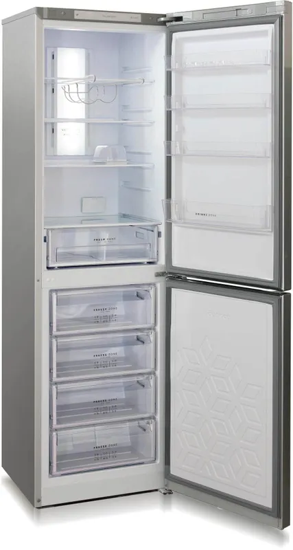 Холодильник Бирюса Б-C980NF 2-хкамерн. серебристый