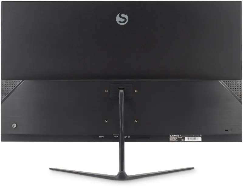 Монитор SunWind 27" SM-27FV222 черный VA LED 5ms 16:9 HDMI матовая 250cd 178гр/178гр 1920x1080 100Hz VGA FHD 4.2кг
