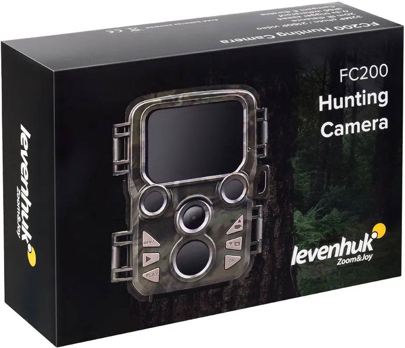 Фотоаппарат Levenhuk FC200 зеленый/камуфляж 8Mpix Zoom1x 2" 4K microSD/DPr/AA