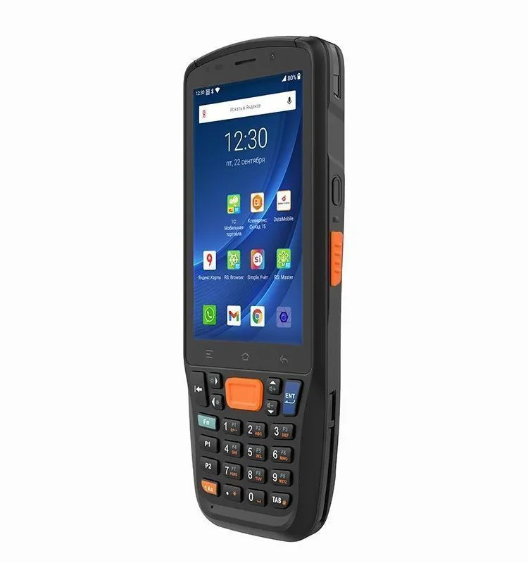 Терминал сбора данных Urovo CT48 / CT48-SU3S12E4031 / Android 12 / 2.0 GHz / 8xCore / MTK8768 / RAM 4 GB / ROM 32 GB / Urovo SE2030 / 2D Imager / 4.0" / 480 x 800 / 2G / 4G (LTE) / Bluetooth / GPS / GSM / Wi-Fi / 5000 mAh