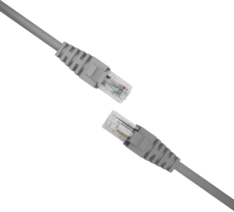 Патч-корд NTSS NTSS-PC-UTP-RJ45-5e-1.0-LSZH-GY UTP RJ-45 вил.-вилка RJ-45 кат.5E 1м серый LSZH 26AWG