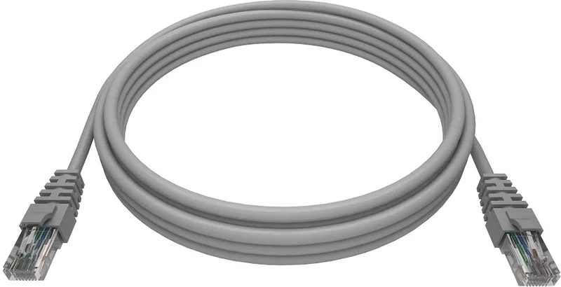 Патч-корд NTSS NTSS-PC-UTP-RJ45-5e-2.0-LSZH-GY UTP RJ-45 вил.-вилка RJ-45 кат.5E 2м серый LSZH 26AWG