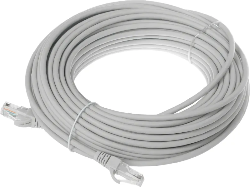 Патч-корд NTSS NTSS-PC-UTP-RJ45-5e-20.0-LSZH-GY UTP RJ-45 вил.-вилка RJ-45 кат.5E 20м серый LSZH 26AWG