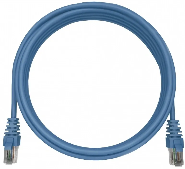 Патч-корд NTSS NTSS-PC-UTP-RJ45-5e-1.5-LSZH-BU UTP RJ-45 вил.-вилка RJ-45 кат.5E 1.5м синий LSZH 26AWG