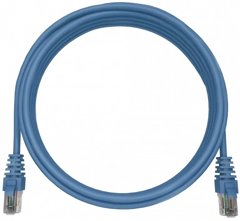 Патч-корд NTSS NTSS-PC-UTP-RJ45-5e-3.0-LSZH-BU UTP RJ-45 вил.-вилка RJ-45 кат.5E 3м синий LSZH 26AWG