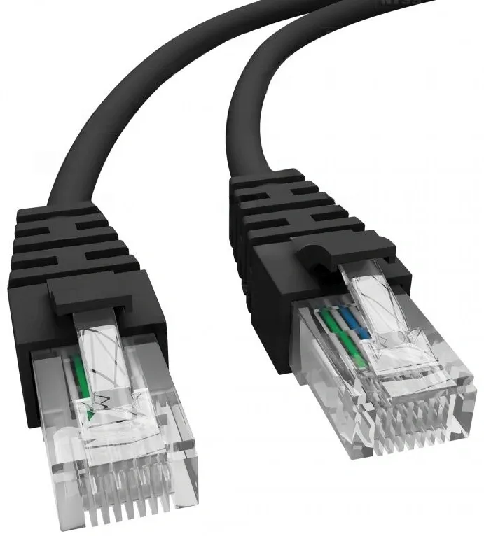 Патч-корд NTSS NTSS-PC-UTP-RJ45-5e-5.0-LSZH-BL UTP RJ-45 вил.-вилка RJ-45 кат.5E 5м черный LSZH 26AWG