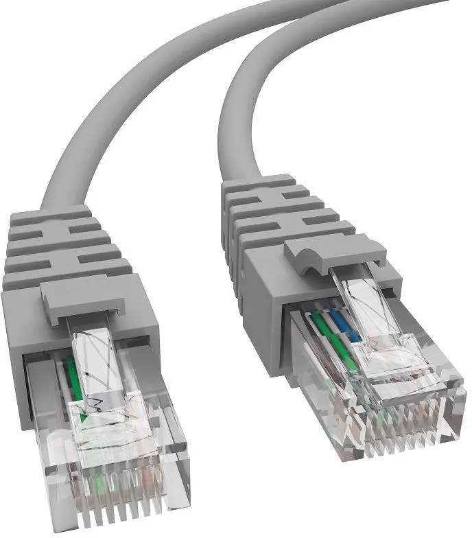 Патч-корд NTSS NTSS-PC-UTP-RJ45-6-1.0-LSZH-GY UTP RJ-45 вил.-вилка RJ-45 кат.6 1м серый LSZH 24AWG