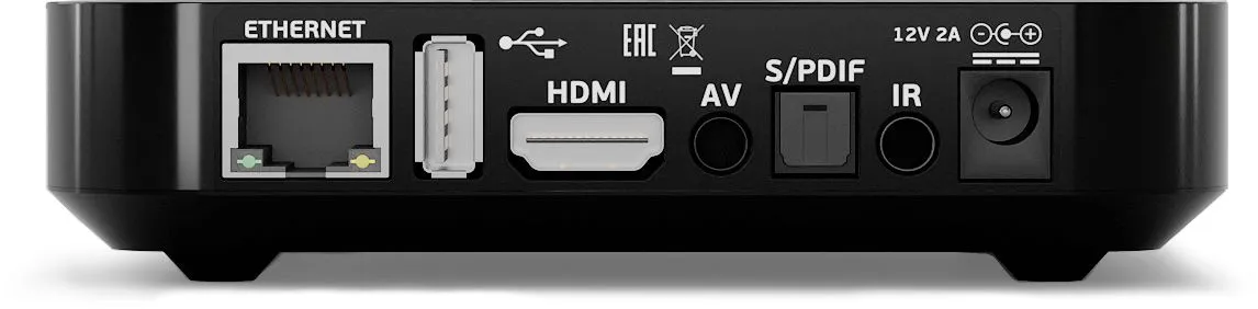 Комплект спутникового телевидения Триколор Сибирь Ultra HD GS B623L+С592+1год черный