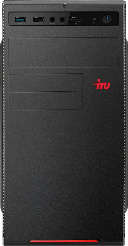 ПК IRU Home 310H6SE MT P G7400 (3.7) 8Gb SSD256Gb UHDG 710 Windows 11 Professional 64 GbitEth 400W черный (1993724)