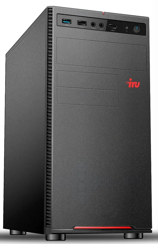 ПК IRU Home 310H6SE MT P G7400 (3.7) 8Gb SSD256Gb UHDG 710 Windows 11 Professional 64 GbitEth 400W черный (1993724)