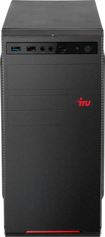 ПК IRU Home 310H6SE MT P G7400 (3.7) 8Gb SSD256Gb UHDG 710 Windows 11 Professional 64 GbitEth 400W черный (1993724)