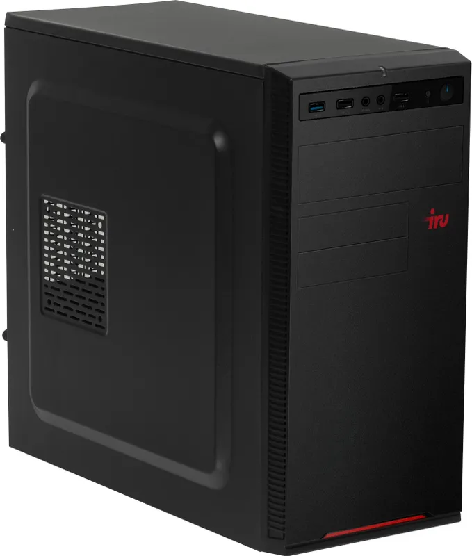 ПК IRU Home 310H6SE MT P G7400 (3.7) 8Gb SSD256Gb UHDG 710 Windows 11 Professional 64 GbitEth 400W черный (1993724)